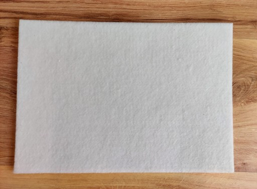 Samolepiaca plstená podložka, biela, A4 21x29,7