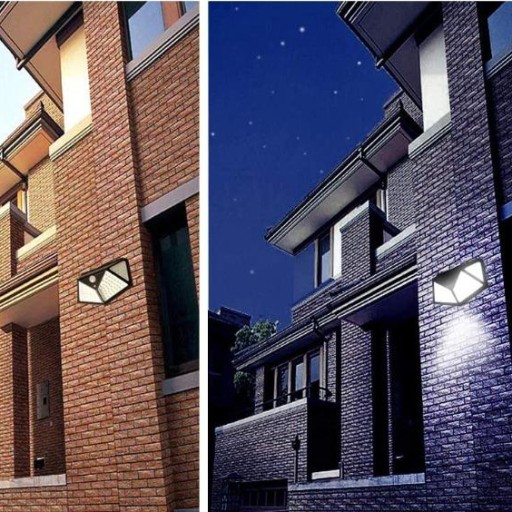 SOLÁRNA LAMPA S SNÍMAČOM POHYBU A SÚMRAK 2000 LUMENS silná lampa