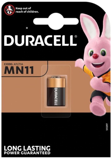 Duracell alkalická batéria MN11 A11 E11A 6V 1 ks.