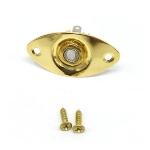 Jeremi MSP-32 GD 6,3 mm jack montážna zásuvka, zlatá platňa