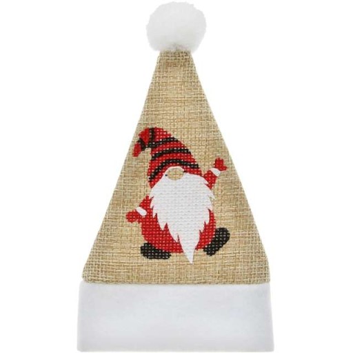 Obal na príborový kufrík SANTA HAT škriatok vianočná dekorácia
