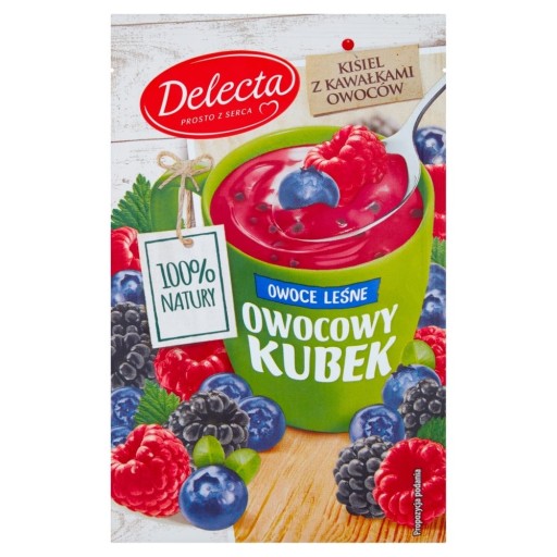 DELECTA FRUIT hrnček ŽELÉ LESNÉ OVOCIE 30G x10