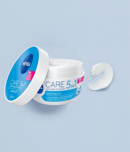 NIVEA CARE hydratačný krém na tvár 5v1 100ml