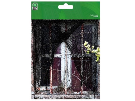 Ragged Curtain Curtain Okenný záves Halloween