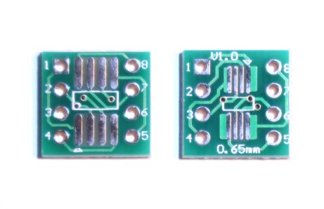 Adaptér SOP8 na DIP8 0,65 a 1,27 mm 1 ks.
