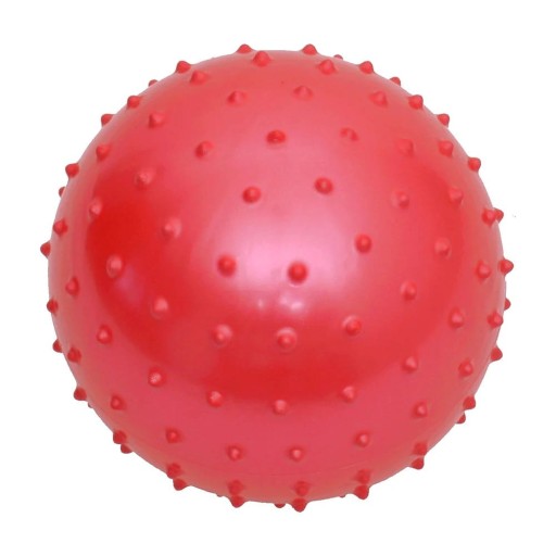 GUMOVÁ LOPTIČKA, ŠPIČKA PVC, 23CM, FAREBNÁ PLÁŽ