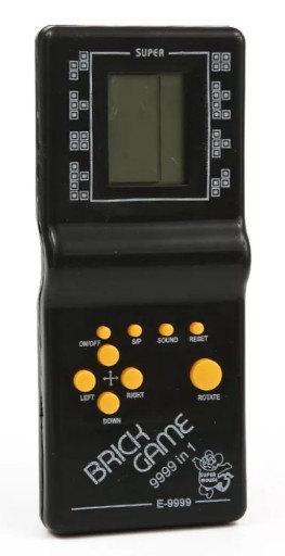 ELEKTRONICKÁ HRA RETRO KONZOLA TETRIS + BATÉRIE
