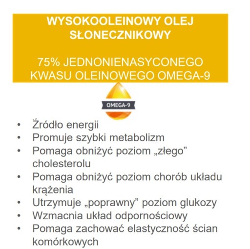 Olej s vysokým obsahom kyseliny olejovej EFFO CHEF 100% HOSO, 1l