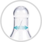 CANPOL FĽAŠOVÝ DUSÍK ÚZKY SILIKÓN 3-6m ZDARMA