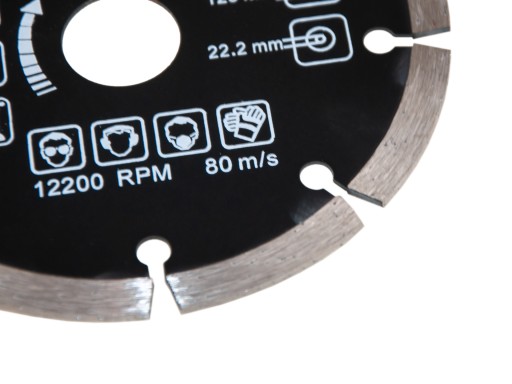 SEGMENTOVANÝ DISK TURBO BETÓNOVÁ KOCKA 125x22,2x1,9