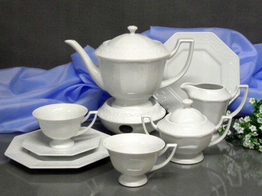 0000 ŠÁLKA 220 Biela LAURA CHODZIEŻ PORCELÁN