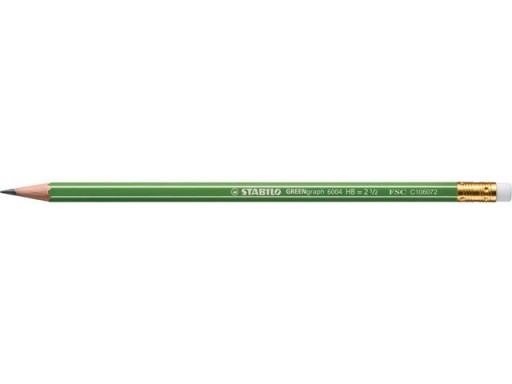 Ceruzka Green Graph s gumou - Stabilo - HB