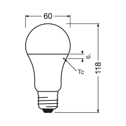 VALUE CLASSIC A LED žiarovka svetelný zdroj E27 A60 13W 1521lm 2700K OSRAM