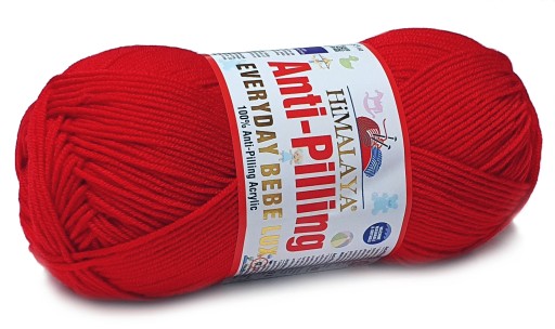 Priadza HIMALAYA EVERYDAY BEBE LUX červená 70406