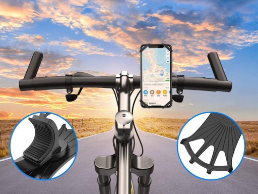 SILIKÓNOVÝ DRŽIAK NA BICYKEL NA TELEFÓN 6,8