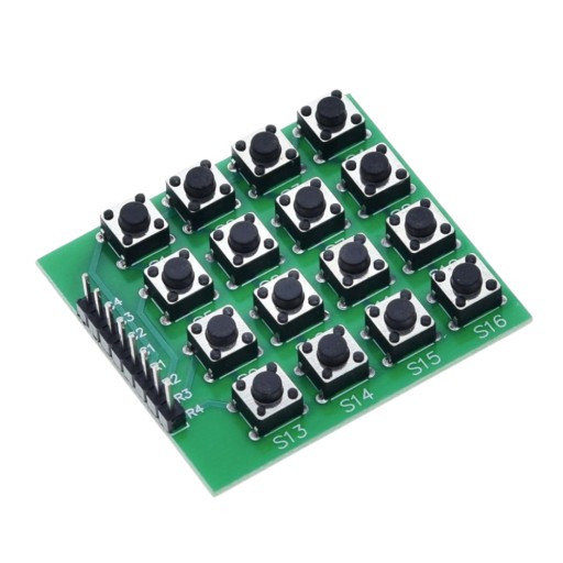 Klávesnica dotykového spínača 16 tlačidiel (4x4) Arduino