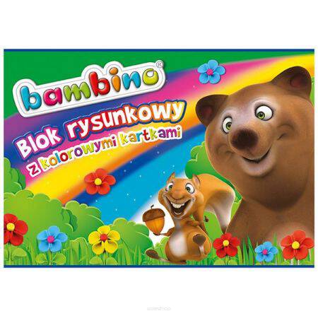 A4 BLOK NA KRESLENIE, FARBA BAMBINO