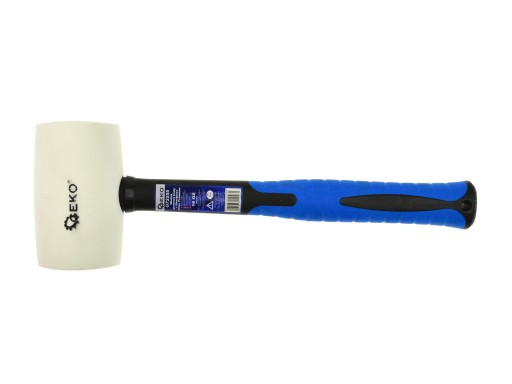 Gumové kladivo 16 OZ/600G/biele Geko G72255