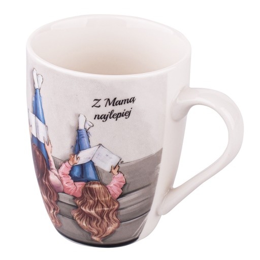 PORCELÁNOVÝ hrnček na kávu 300ml Najlepšie je s mamou