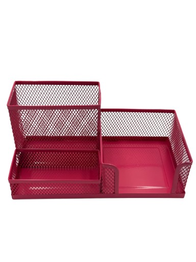 Pen&GO Organizér na pero na stôl sieťovaný box na náradie PG9058 Pink