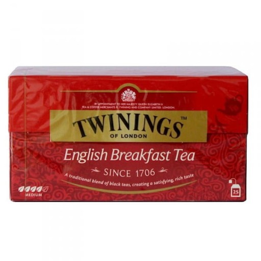 Twinings English Breakfast čaj 25 kusov