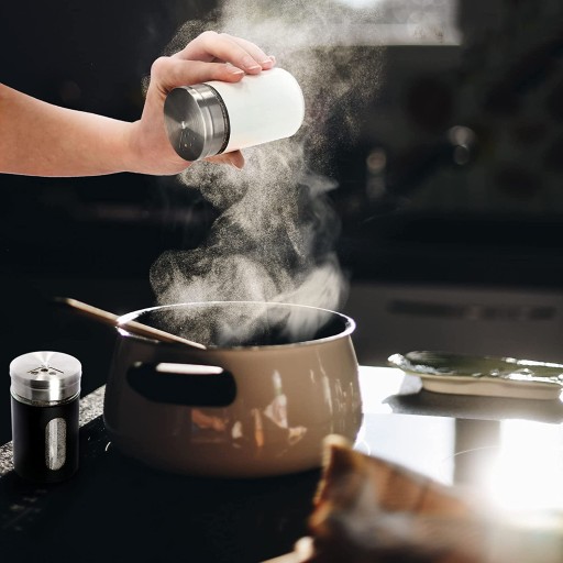 Nádoba na korenie Salt Pepper Black 90ml
