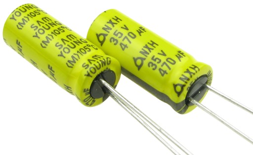 Elektrolytický kondenzátor 470uF/35V LOW ESR SamYoung NXH /4128