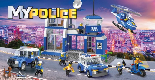 Klocki Blocki - Polícia 2v1 57 prvkov