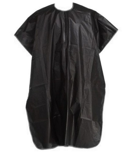 Kadernícka pelerína ČIERNA 145 / 95 cm