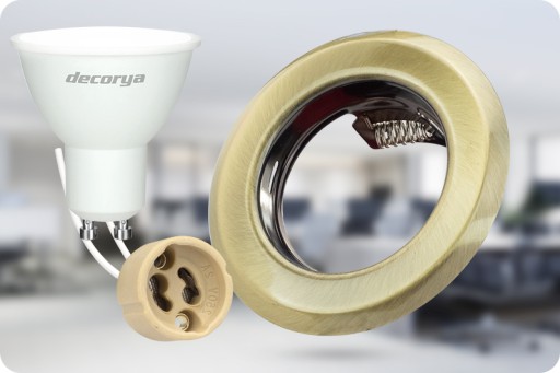 KOVOVÁ STROPNÁ LAMPA + ŽIAROVKA GU10