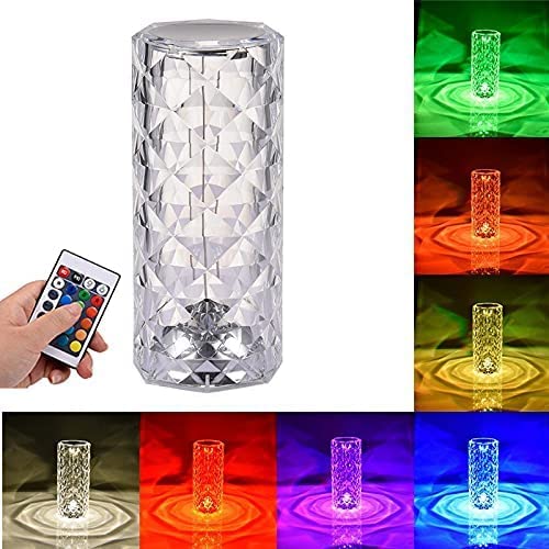 LED DIAMANTOVÁ KRYŠTÁLOVÁ DOTYKOVÁ LAMPA