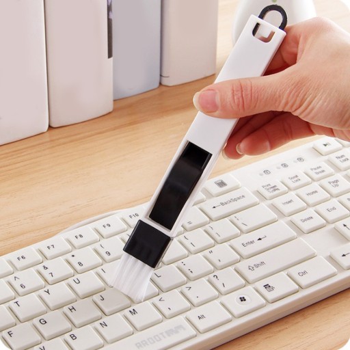 Štrbinová kefka 2v1 na čistenie klávesnice