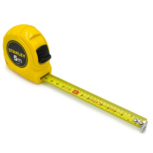 STANLEY METAL ROLAČENIE 5M 19MM ŽLTÉ PRE PRÁCU