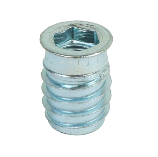10x M8 x 20 mm nástrčná vložka, nábytková vložka do dreva, s imbusovým kľúčom 8