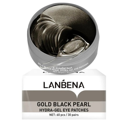 Lanbena Gold Black Pearl hydrogélové náplasti na oči