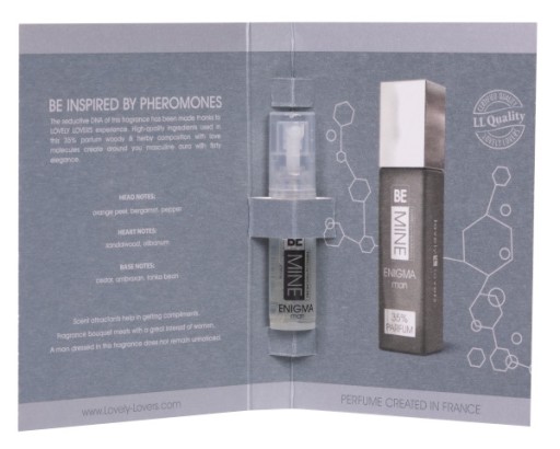 Vzorky parfému BEMINE ENIGMA 2ml s feromónmi PaN