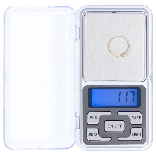 Mini vrecková presná elektronická váha na šperky LCD 0,01g - 500g