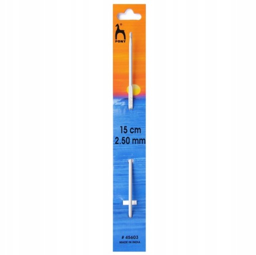 Teflónový háčik na vlnu PONY 2,5 mm 45603