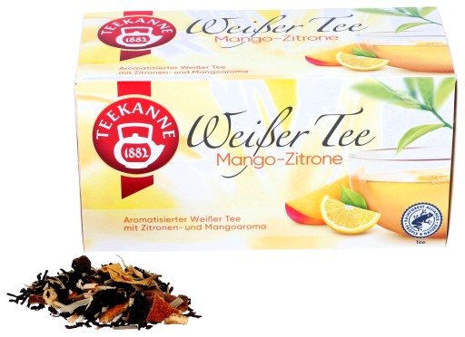 Teekanne Lemon Mango biely čaj 20 sáčkov 25g DE