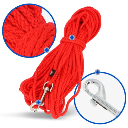 Trixie LEASH TRAINING Lano červené 15m