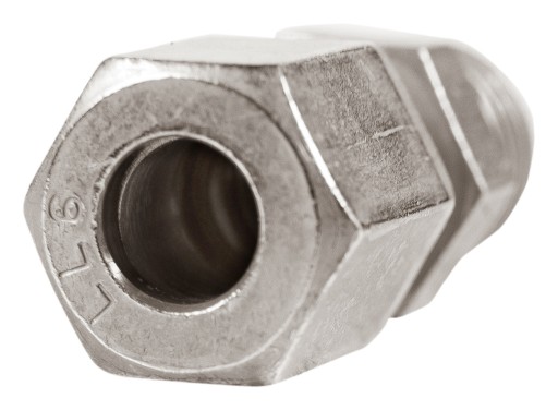 Priama krútená spojka M6x1 Ø 6 mm