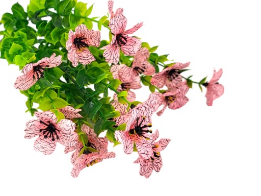 Umelé kvety Petúnie Pelargonium Surfinia na balkónovú terasu 1 ks - svetloružové