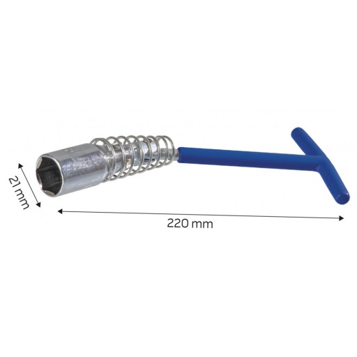 Kľúč na zapaľovacie sviečky 21 mm