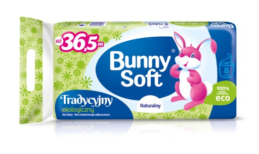 BUNNY SOFT TRADITIONAL Toaletný papier 1W 8 ks.