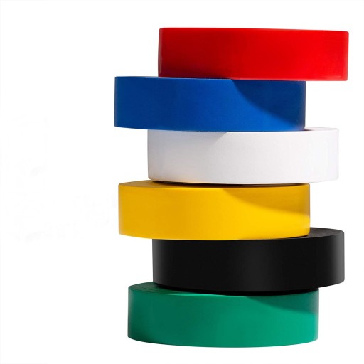 SADA 10x 5,5m SILNÁ VODEODOLNÁ IZOLAČNÁ PÁSKA, FAREBNÁ 18mm DUCT TAPE