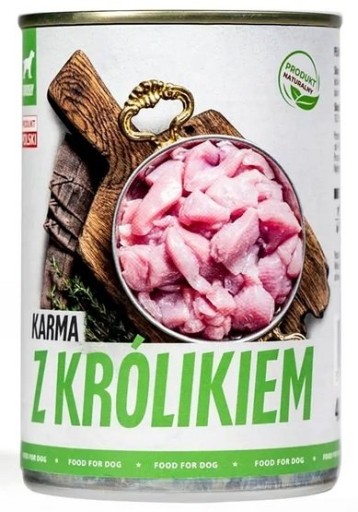 Plechovka TUF-TUF s králikom 6 x 400 g