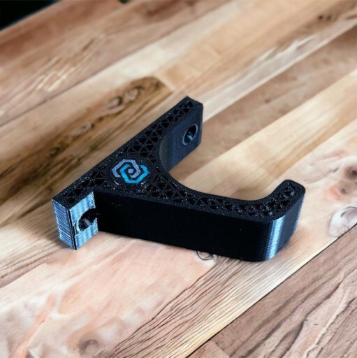 Univerzálny krátky držiak, vešiak na moto prilbu MTB Rowerowy BLACK