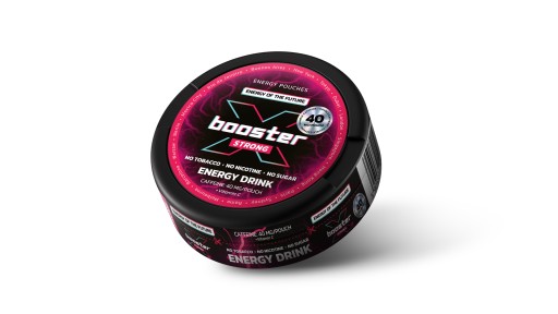 Energetické vrecúška X-BOOSTER ENERGY DRINK 40mg energetický nápoj bez cukru
