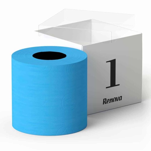 Toaletný papier Renova No.1 modrý