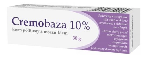 Cremobaza 10% smotana polotučná s ureou 30 g
